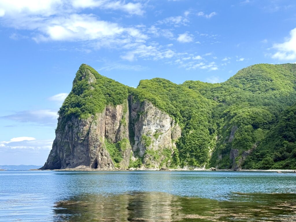 Shakotan coast cliffs
