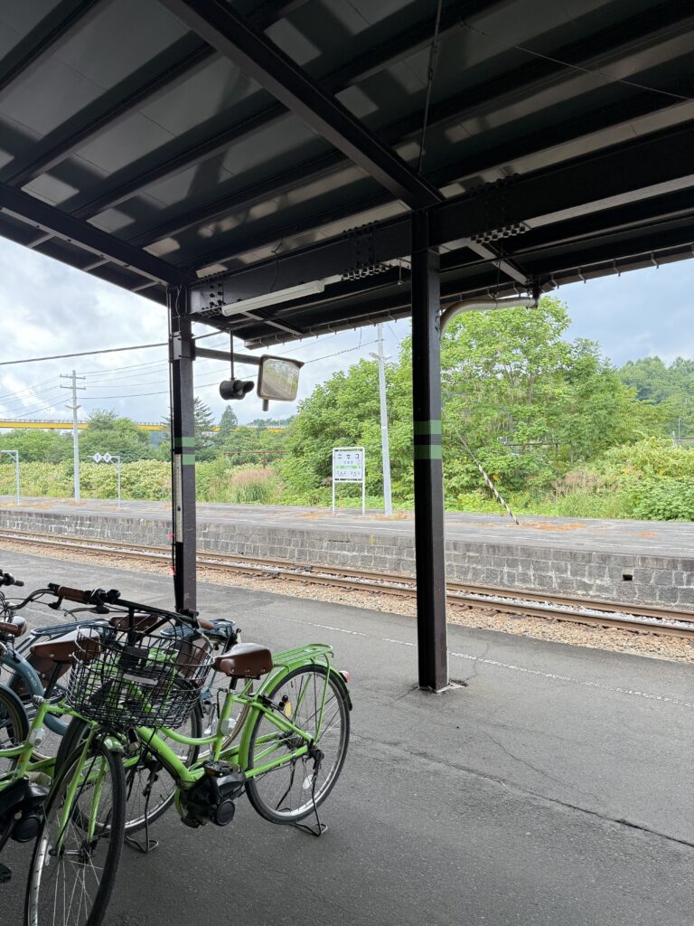 There is also a rental bicycle