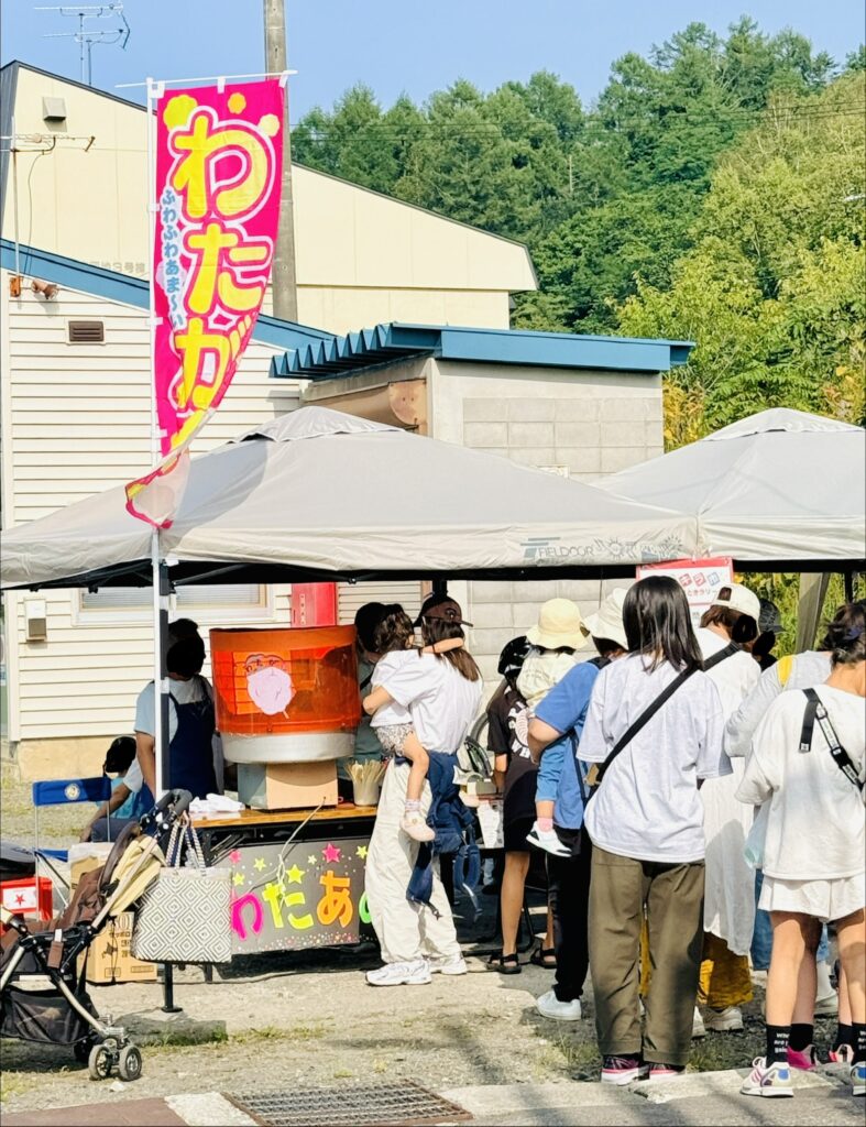 綺羅キラ市2026のわたあめ会場にできた行列